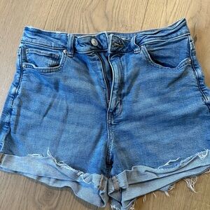 American Eagle Blue Mom Jean Short "Stretch" SIZE 10